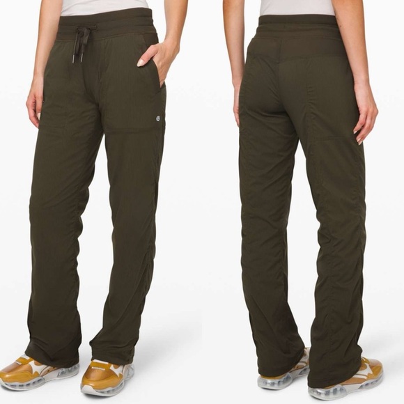 lululemon athletica Pants - Lululemon Dance Studio Pants Regular In Dark Olive